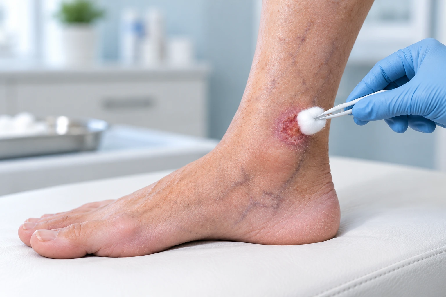 Non-healing ulcer care